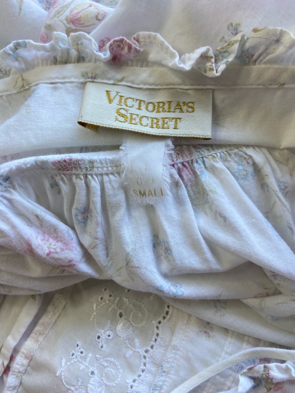 Victoria’s Secret Vintage Dress Floral Small Coquette Feminine Fairy Y2K Slip - Picture 6 of 10